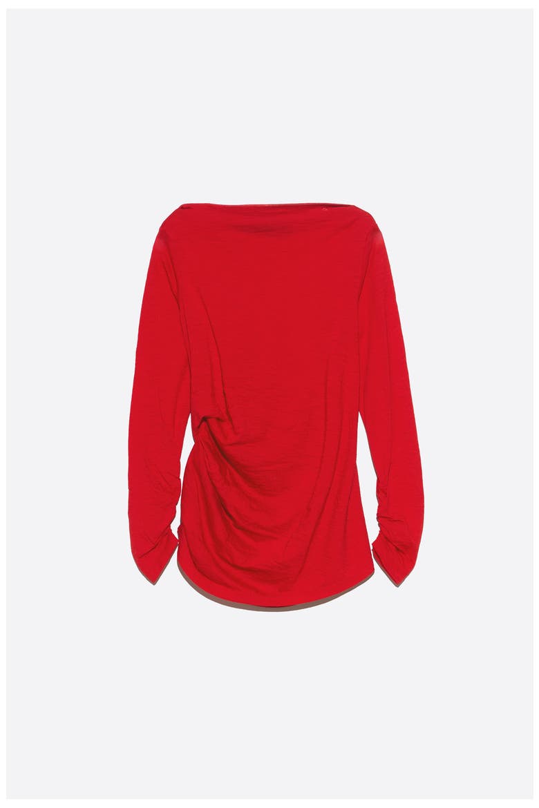 Wool Knot T-shirt, Alternate, color, RED