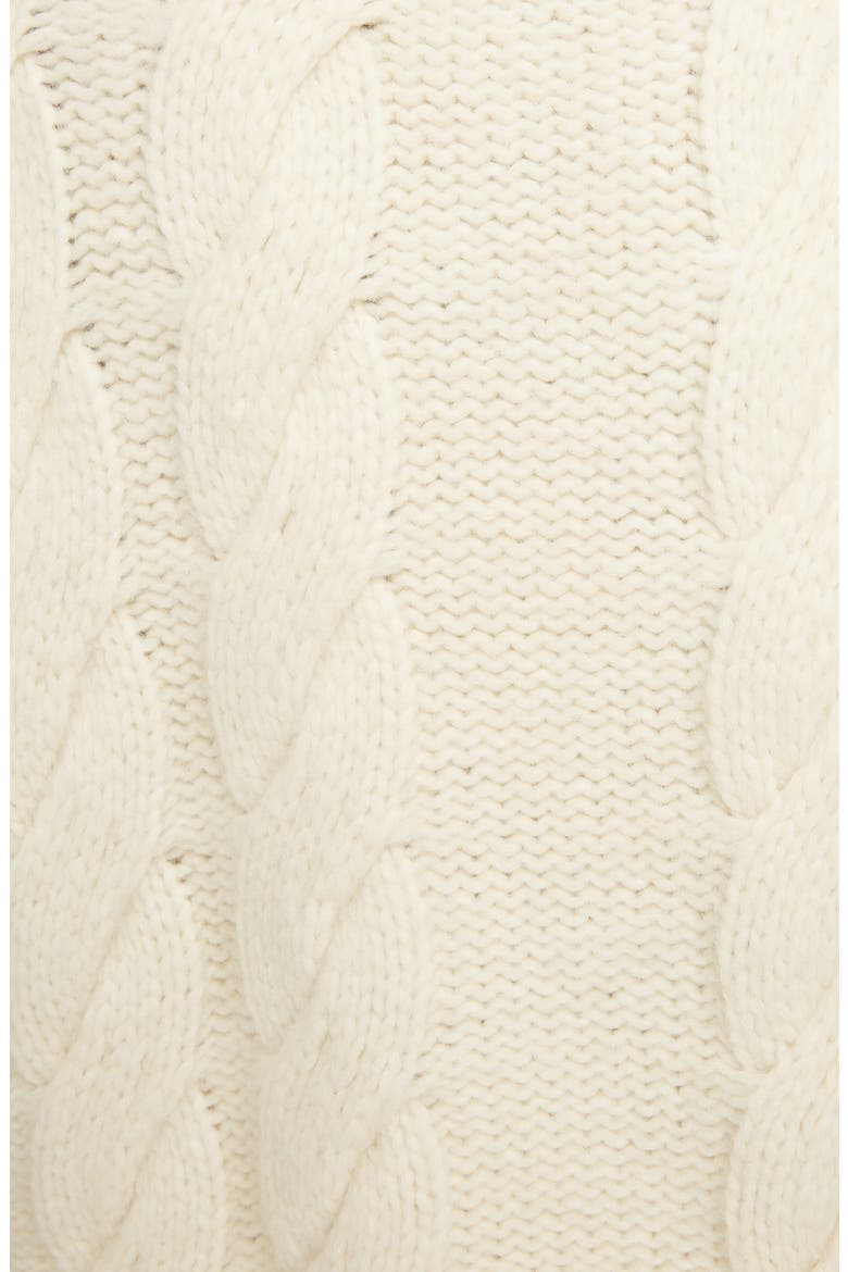 Embellished Cable Sweater Vest, Alternate, color, CREAM/ PEARL