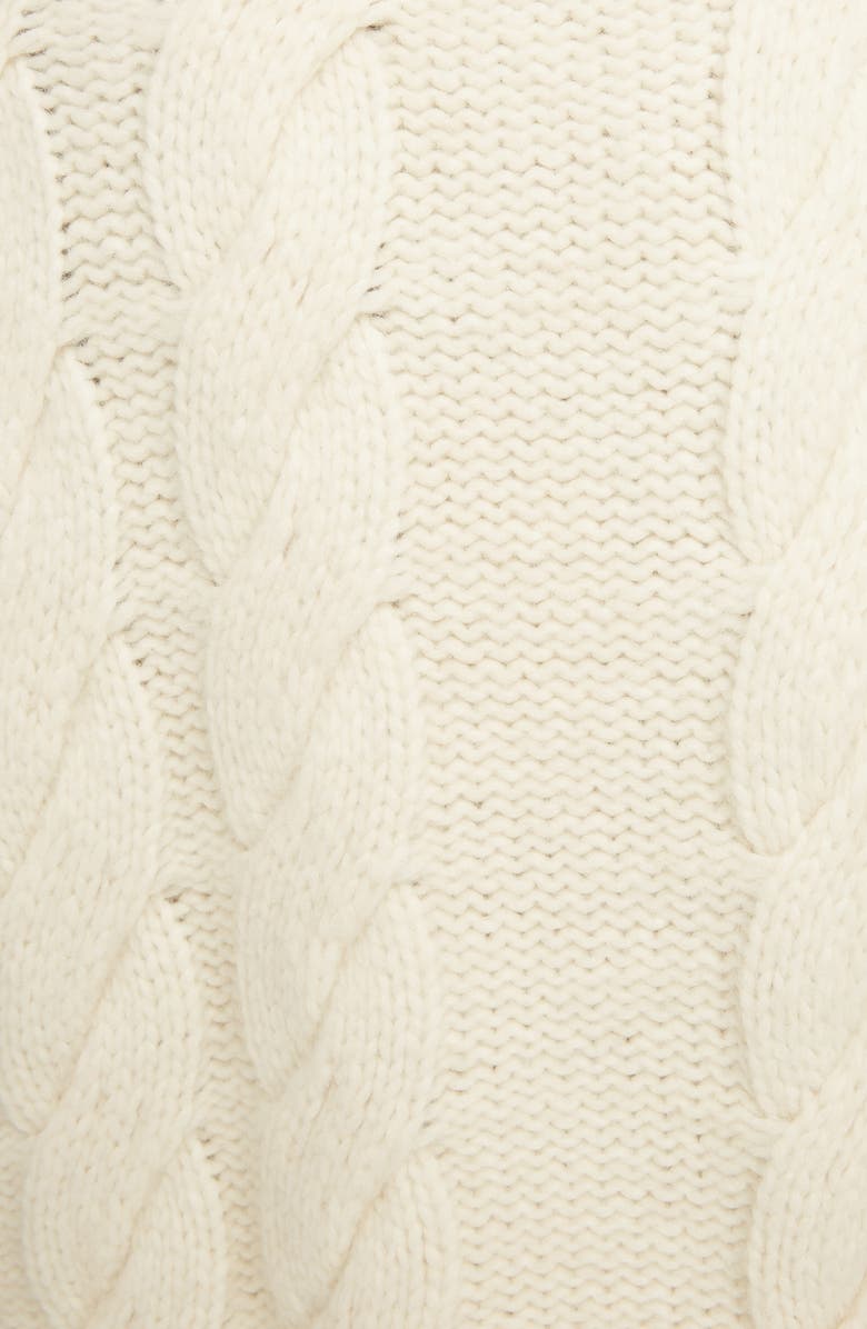 Simone Rocha Embellished Cable Sweater Vest, Alternate, color,