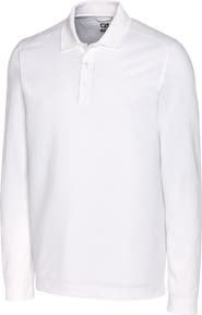 Cutter & Buck Advantage Tri-Blend Long Sleeve Polo