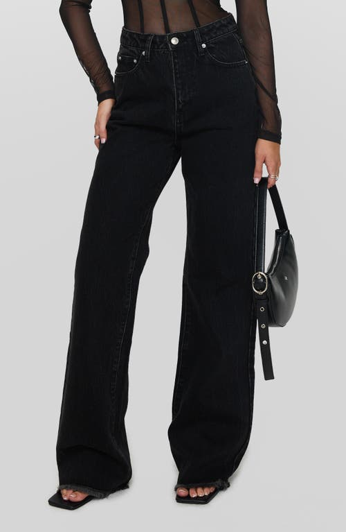 PRINCESS POLLY PRINCESS POLLY CAREY HIGH WAIST WIDE LEG DENIM JEANS