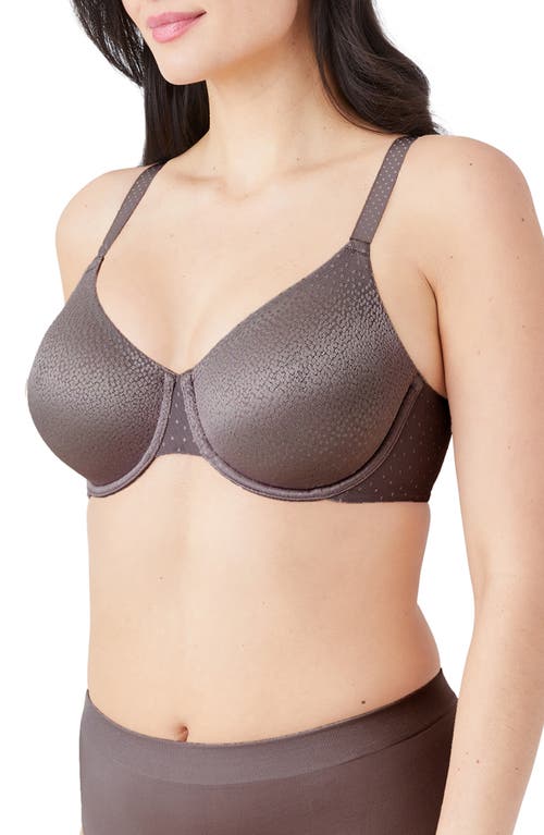 Wacoal Back Appeal Smoothing Underwire Bra In Brown