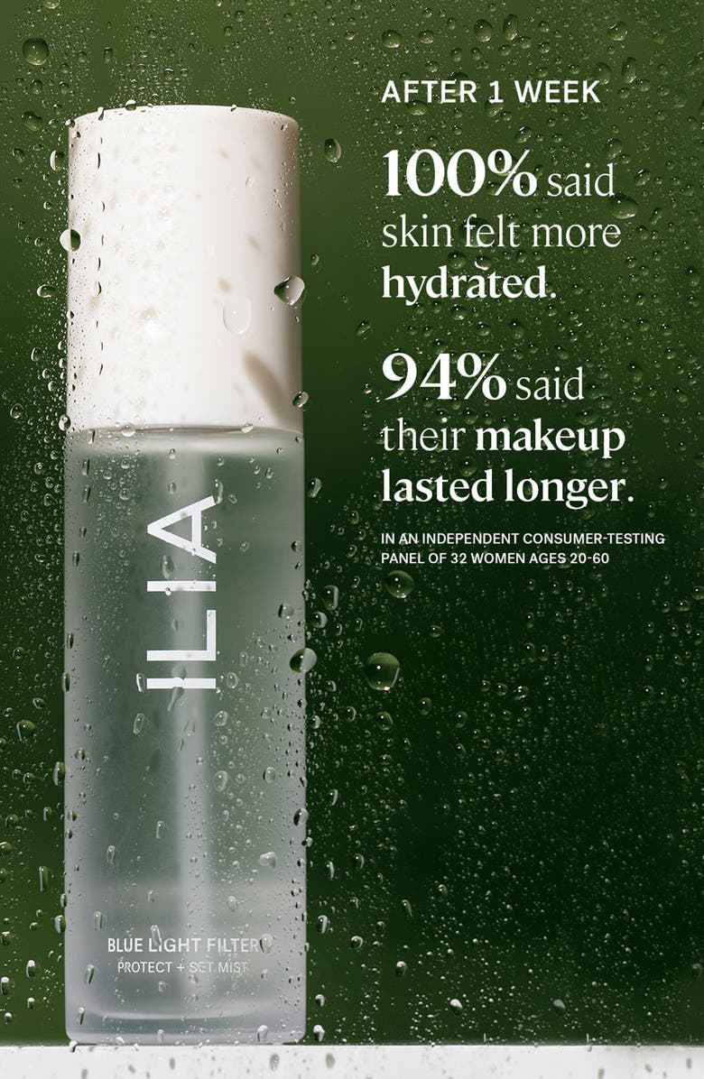 ILIA Blue Light Filter Protecting & Setting Mist, Alternate, color, 