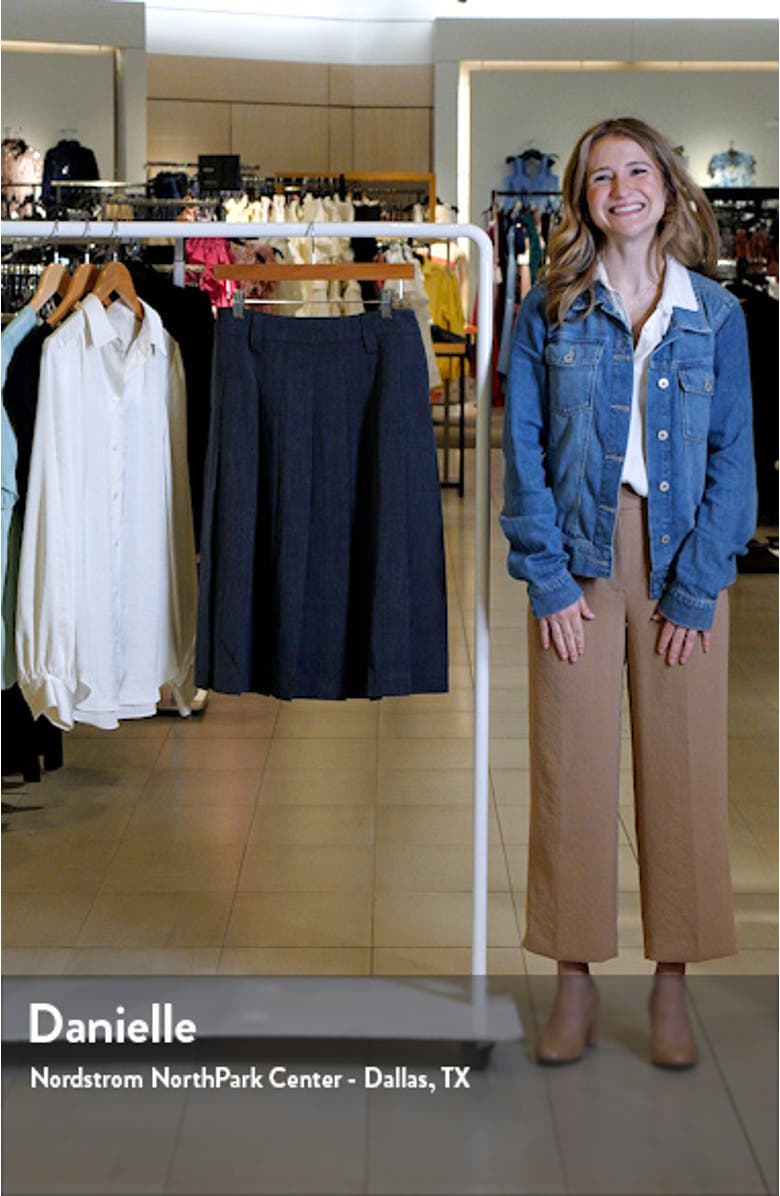 Pleated Midi Skirt, sales video thumbnail