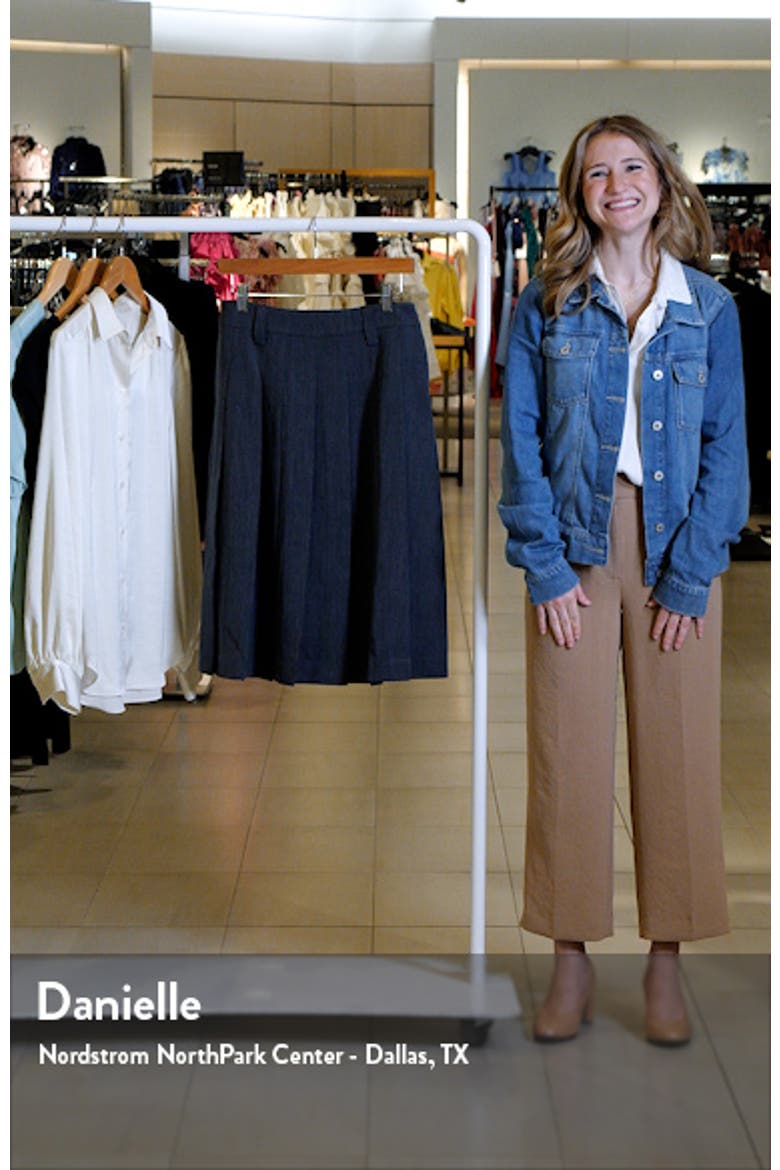 Pleated Midi Skirt video
