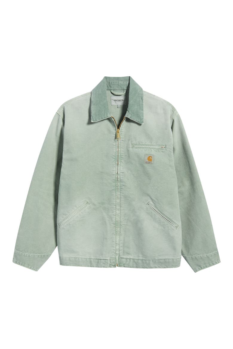OG Detroit Workwear Jacket, Main, color, SHADY GREEN DESTROY WASH