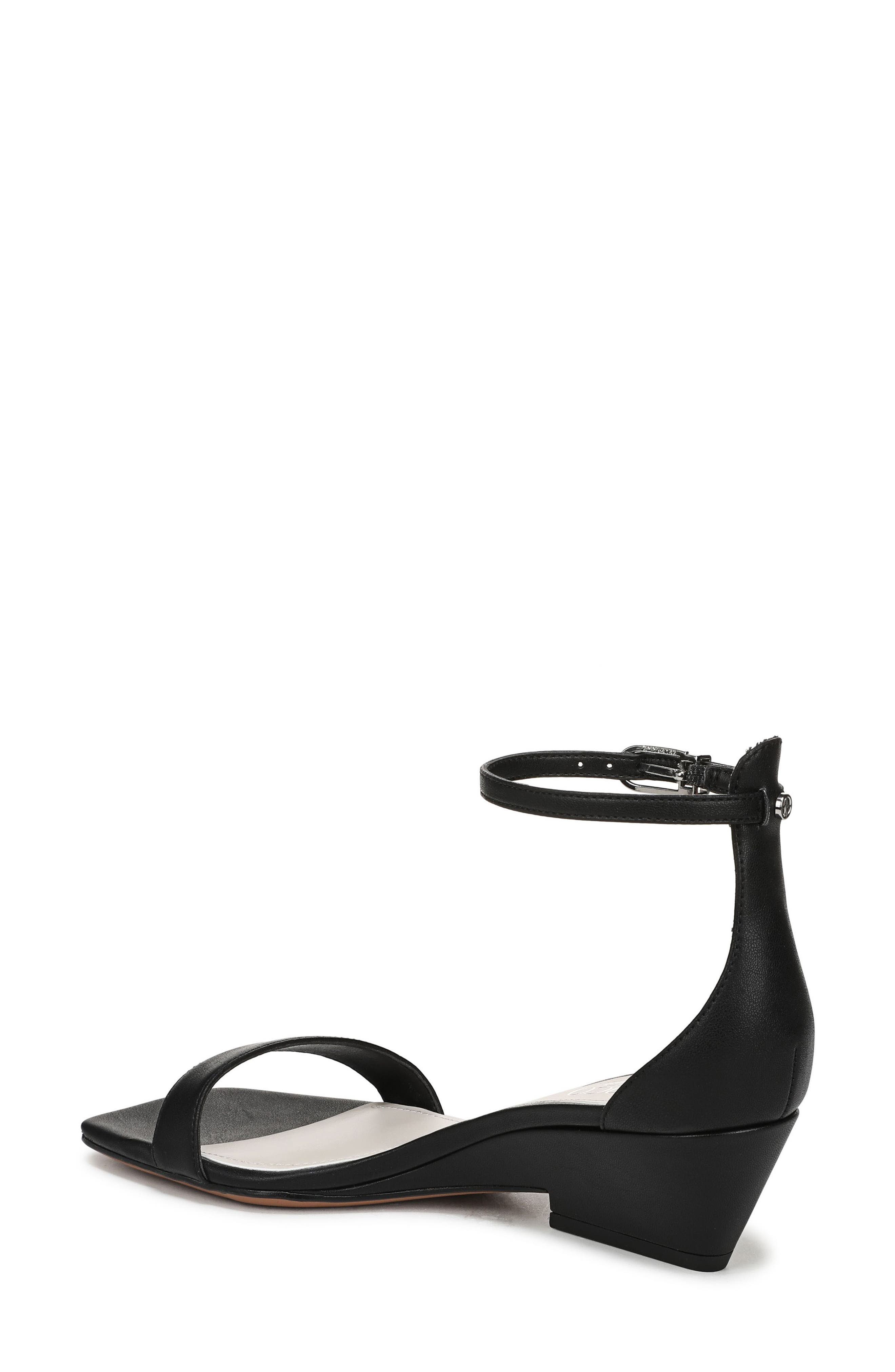 Franco Sarto Sadie Wedge Sandal, Alternate, color, Black