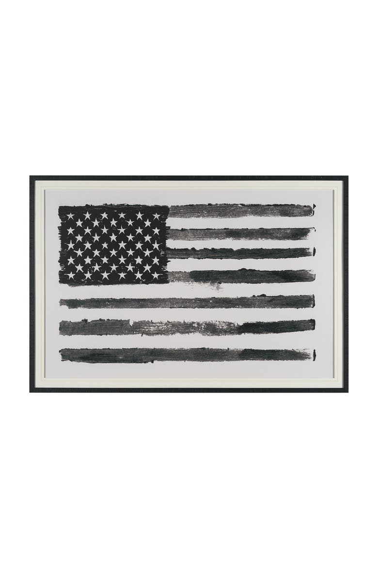 Liberty by  Studio Hand Embelished  Textured  Framed Artwork Matted under Glass, Main, color, Beige