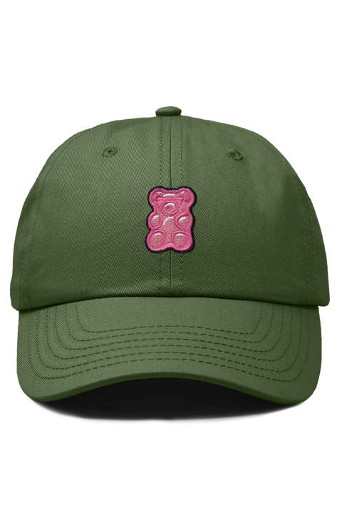 Pink Gummy Embroidered Casual Cap