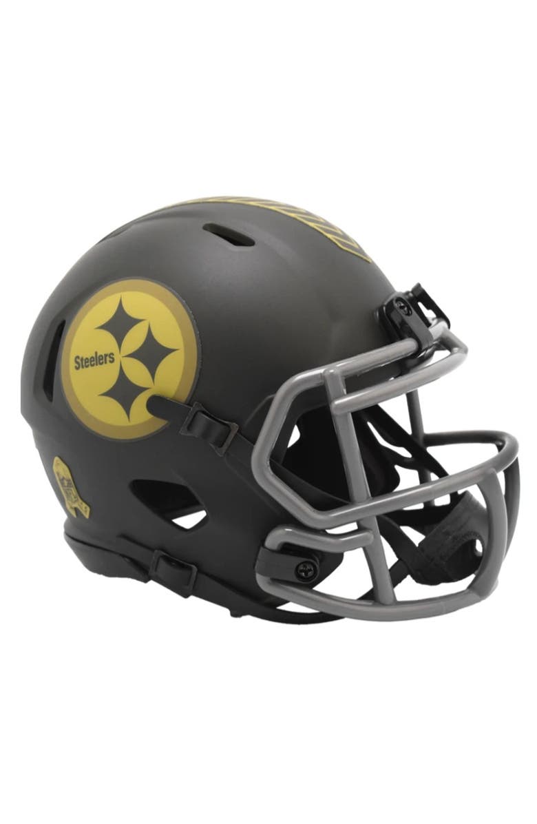 RIDDELL Pittsburgh Steelers 2025 Salute to Service Mini NFL Football Helmet, Main, color, Team Color