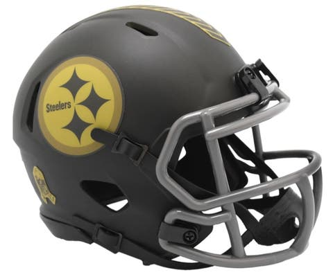 Pittsburgh Steelers 2025 Salute to Service Mini NFL Football Helmet