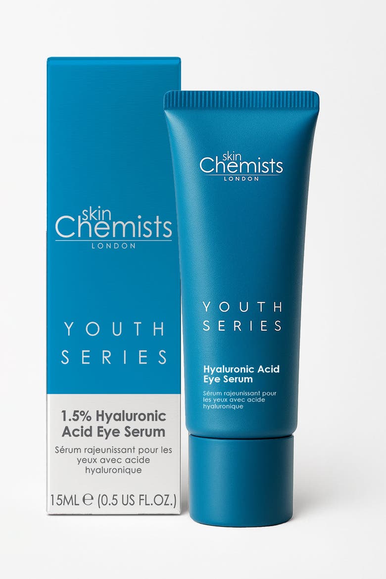 Youth Series 1.5% Hyaluronic Acid Eye Serum 15ml for Dryness, Fine Lines & Wrinkles, Alternate, color, White