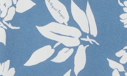 Original Penguin Palm Camp Shirt In Copen Blue