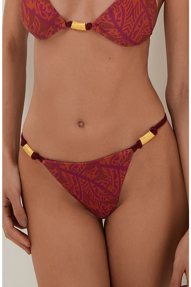 Musique Stacy Bikini Bottoms, Main, color, RED MULTI