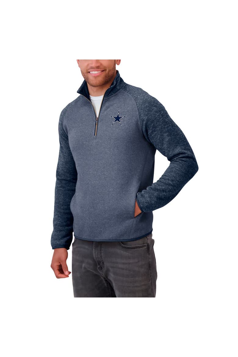 Men's Darius Rucker Collection by Fanatics Navy Dallas Cowboys Tonal Quarter-Zip Jacket, Alternate, color, Navy