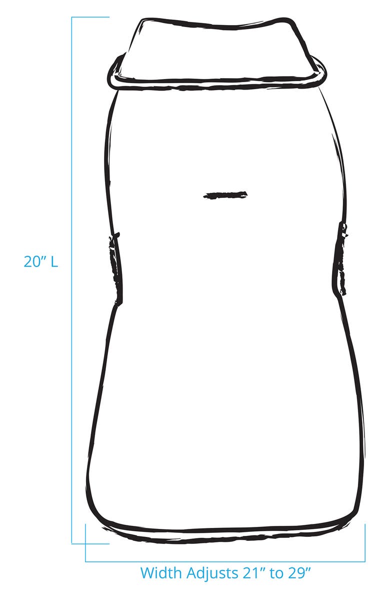 Pendleton Yakima Camp Fleece Dog Jacket, Alternate, color, Oxford Black