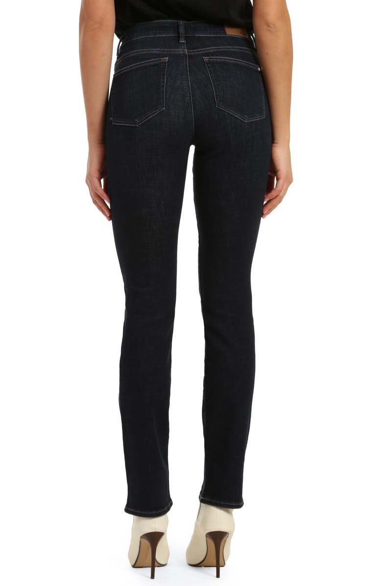 Mavi Jeans Kendra High Waist Straight Leg Jeans, Alternate, color, Deep Brushed Feather Blue