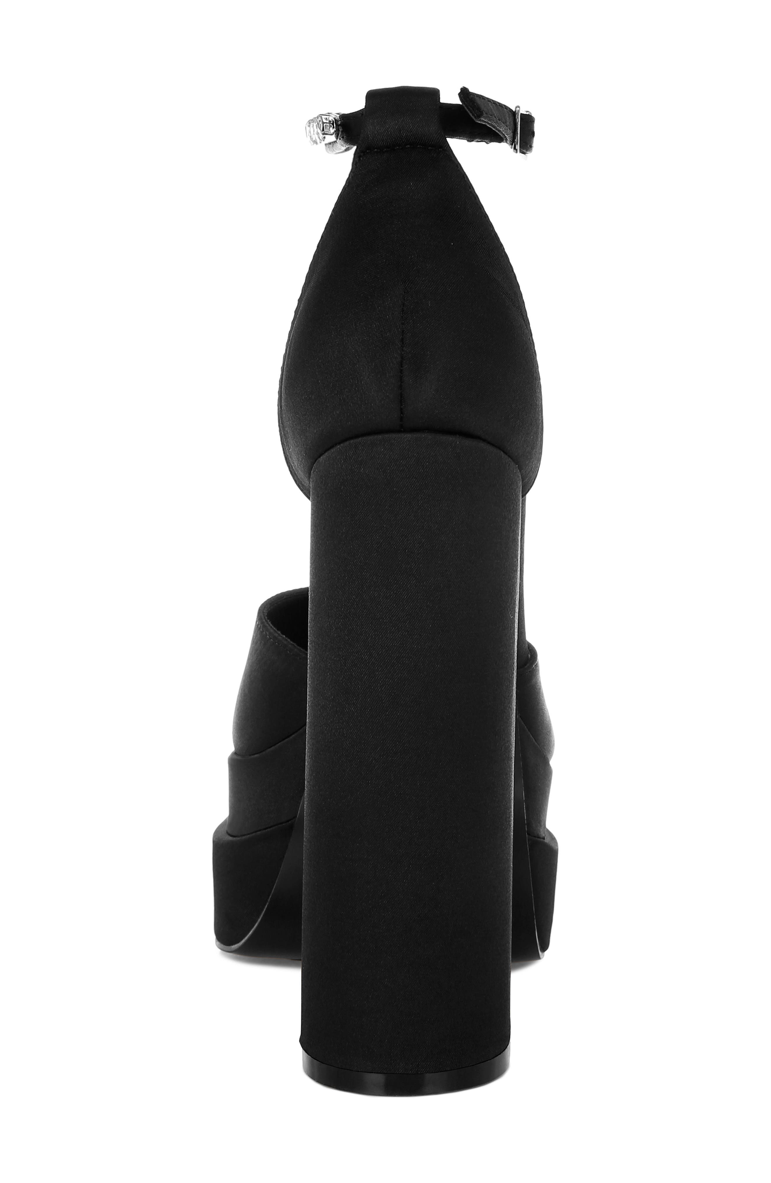 Rag & Co Martini Platform Pump, Alternate, color, Black