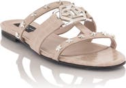 PHILIPP PLEIN Cocco Print Slides Stars Hexagon Women
