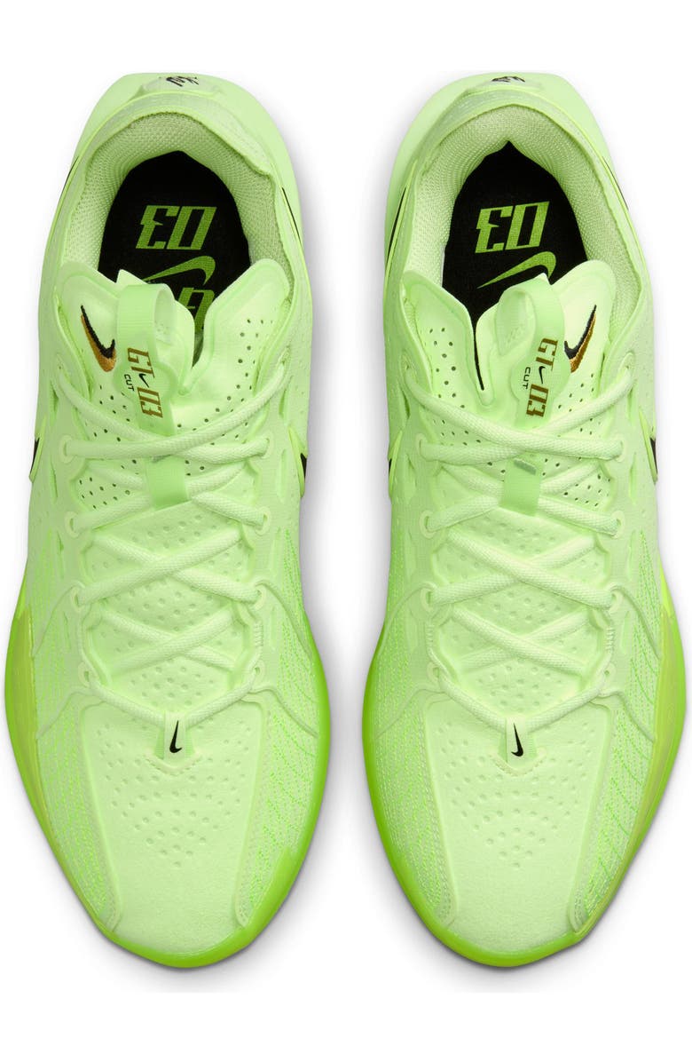 Nike G.T. Cut 3 Sneaker, Alternate, color, Barely Volt/ Black