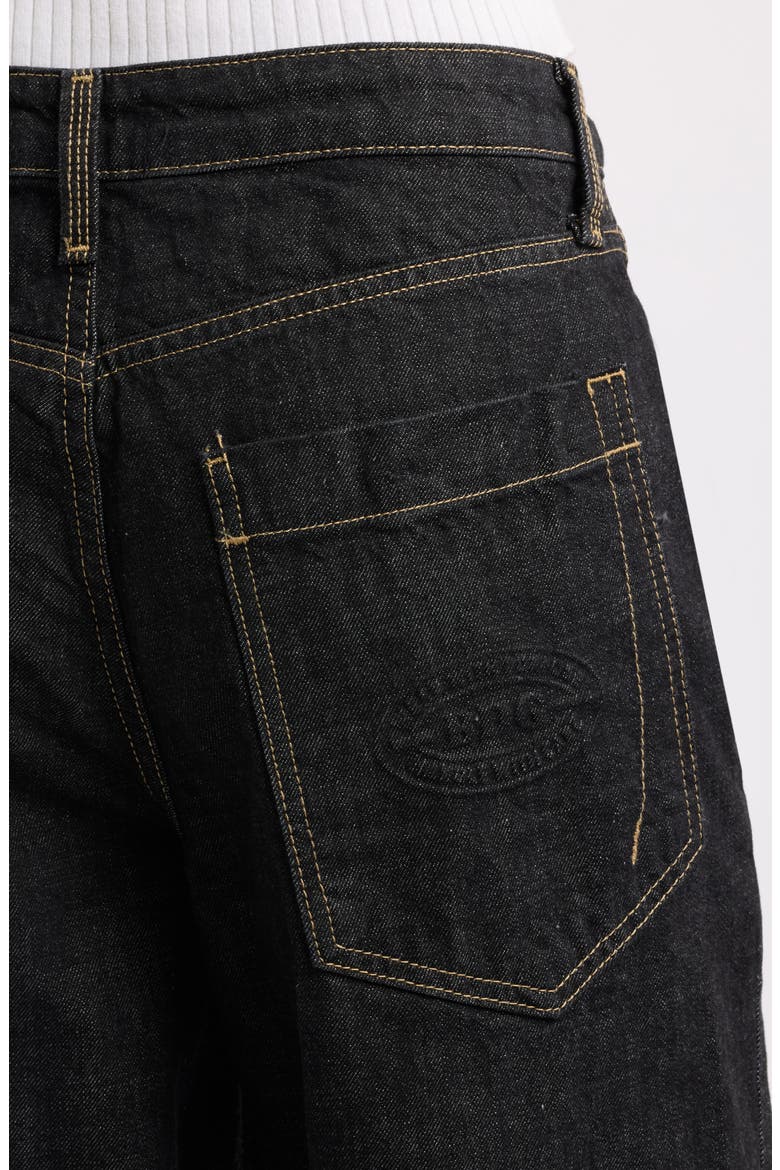 Jaya Wide Leg Jeans, Alternate, color, RINSE BLACK