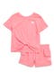 Kids' Twist Hem Top & Shorts Set
