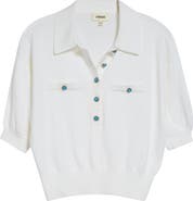L'AGENCE Masaki Polo Sweater