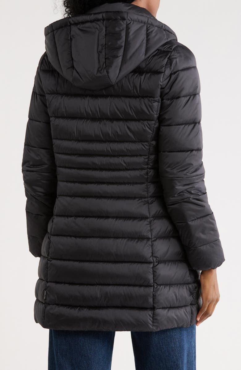 Save The Duck Reese Puffer Coat, Alternate, color, Black