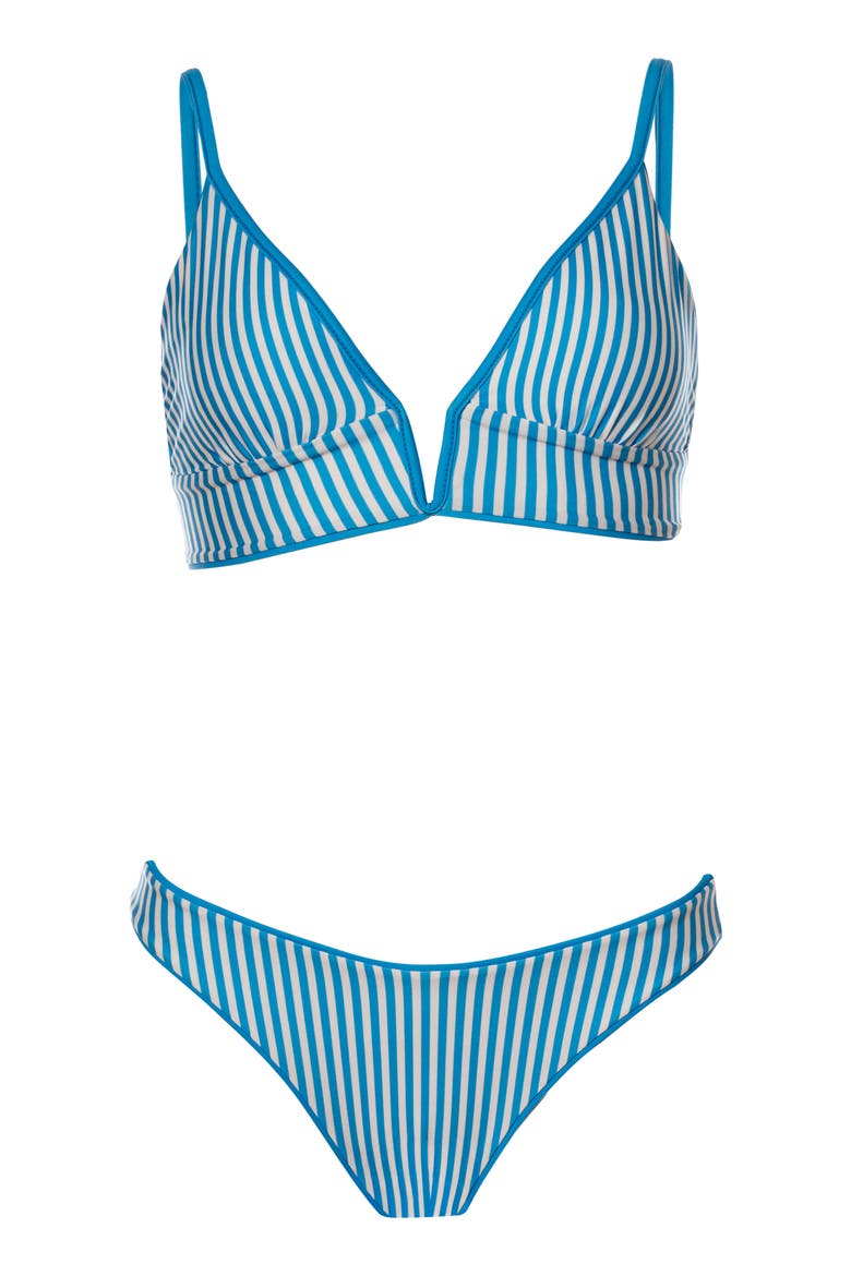 Blue Sublimity Reversible Bikini Bottoms, Alternate, color, BLUE