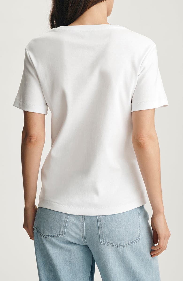 Mavi Jeans Nina Crewneck Cotton T-Shirt, Alternate, color,