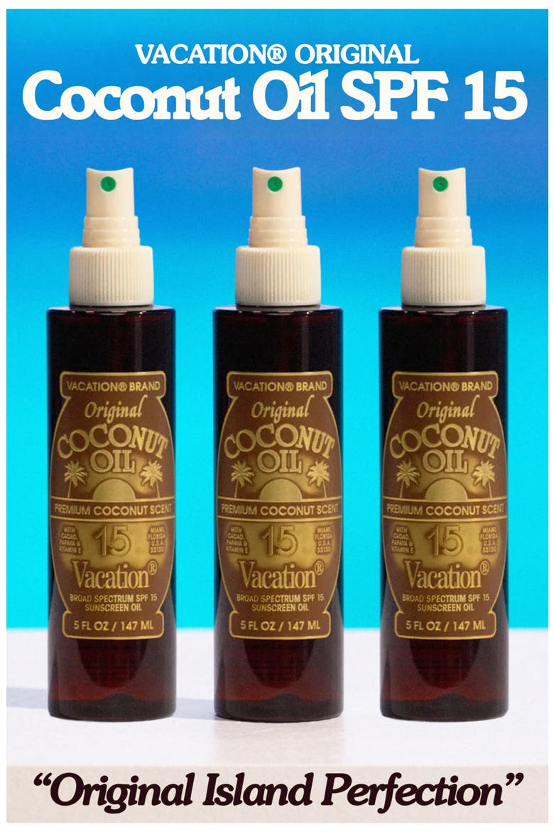 Original Coconut Oil Spray Sunscreen SPF 15, Alternate, color, NO COLOR