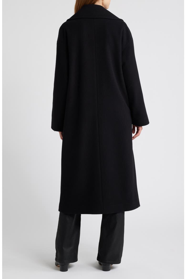 Isabella Wool Blend Coat, Alternate, color, BLACK