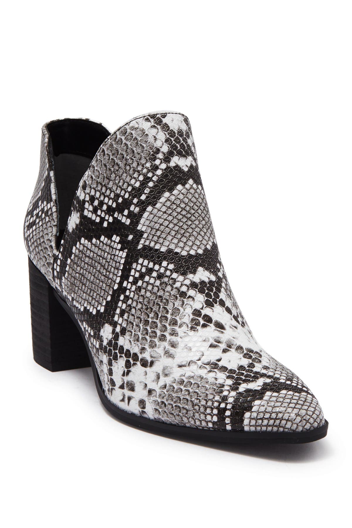 Charles David Usual Snakeskin Print Bootie, Main, color, 