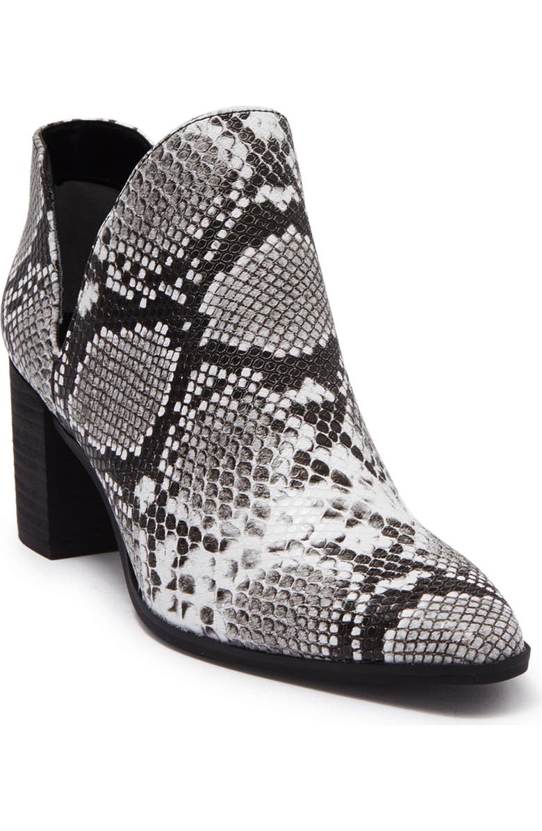 Charles David Usual Snakeskin Print Bootie, Main, color,