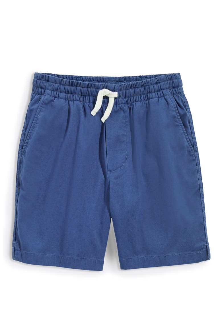Kids' Drawstring Stretch Twill Chino Shorts, Main, color, MOONSHINE