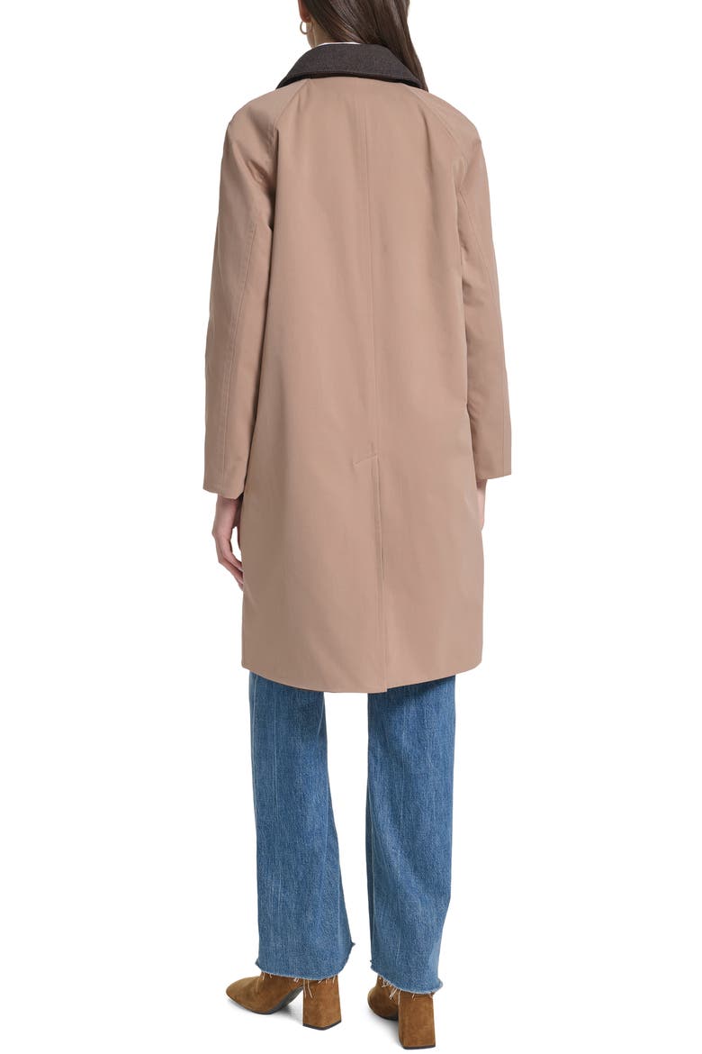 Reversible Rain Mac Coat, Alternate, color, KHAKI