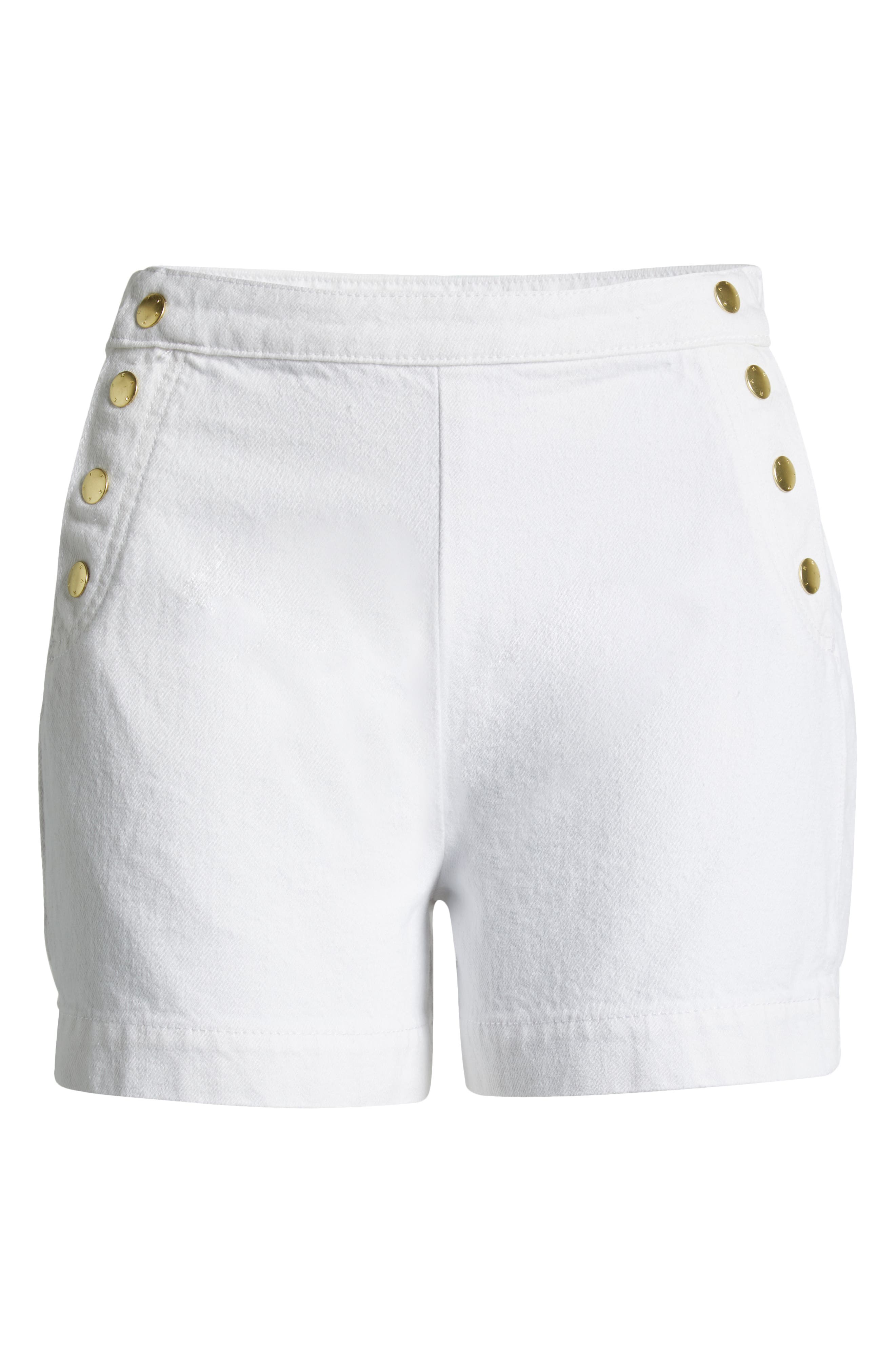 FRAME Sailor Snap High Waist Shorts (Women) | Nordstromrack