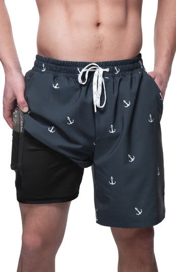 Compression Liner Stretch Swim Trunks UPF 50+