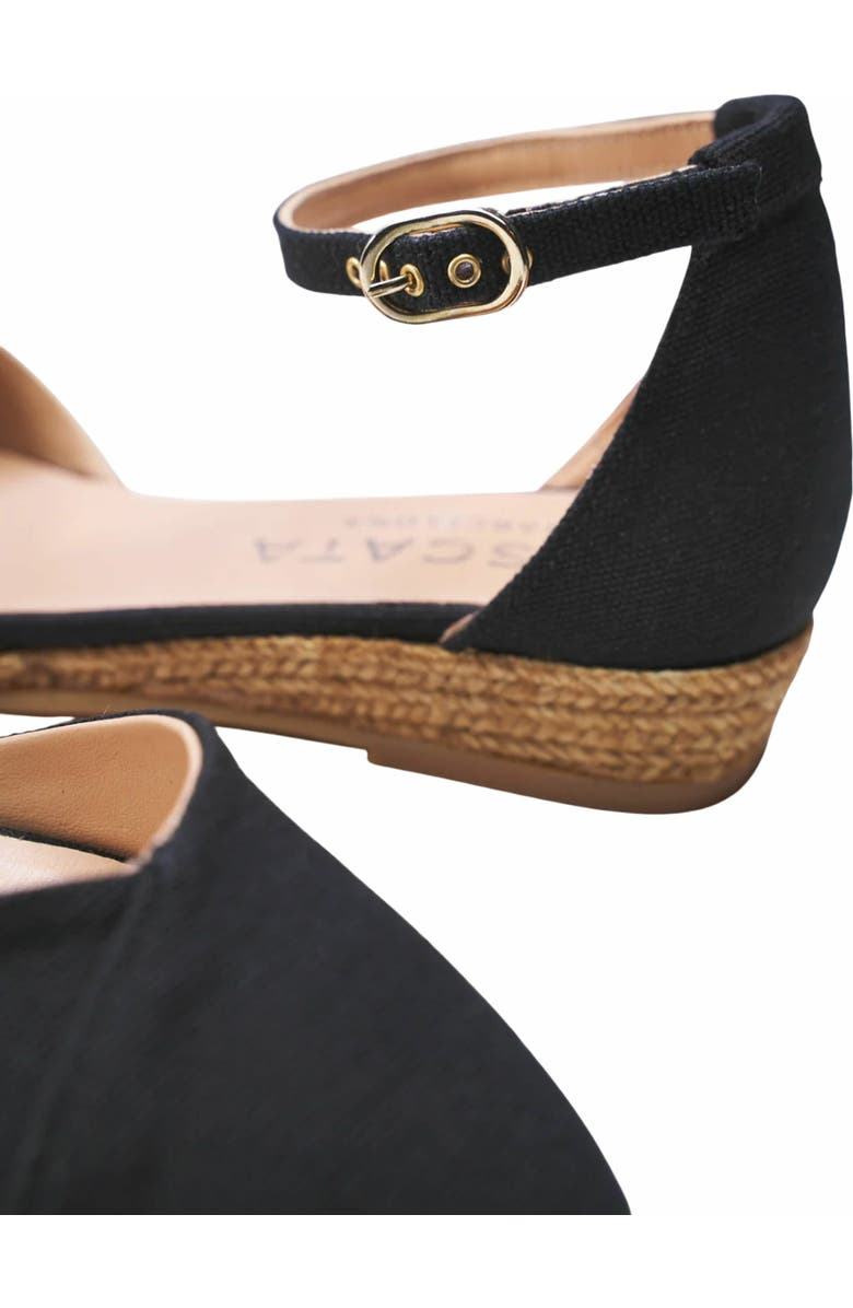 VISCATA Montroig Canvas Espadrille Flats, Alternate, color, Black