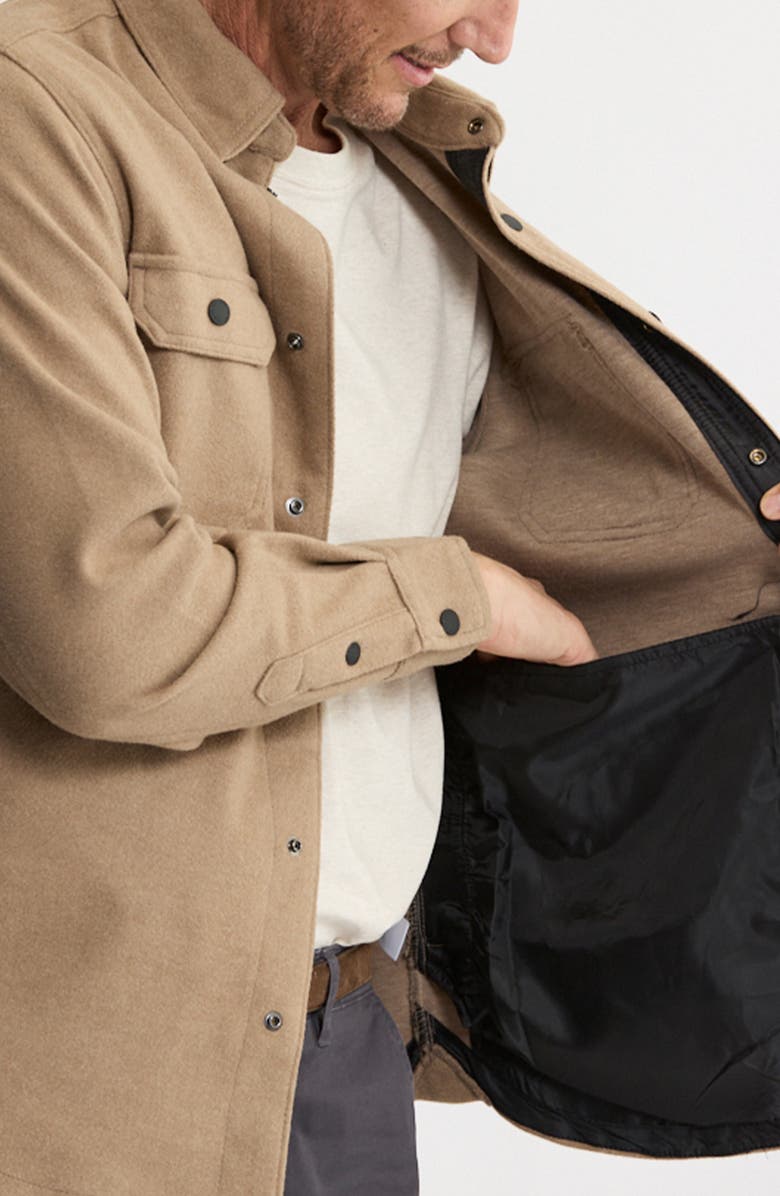 JACHS Knit Shirt Jacket, Alternate, color, Khaki