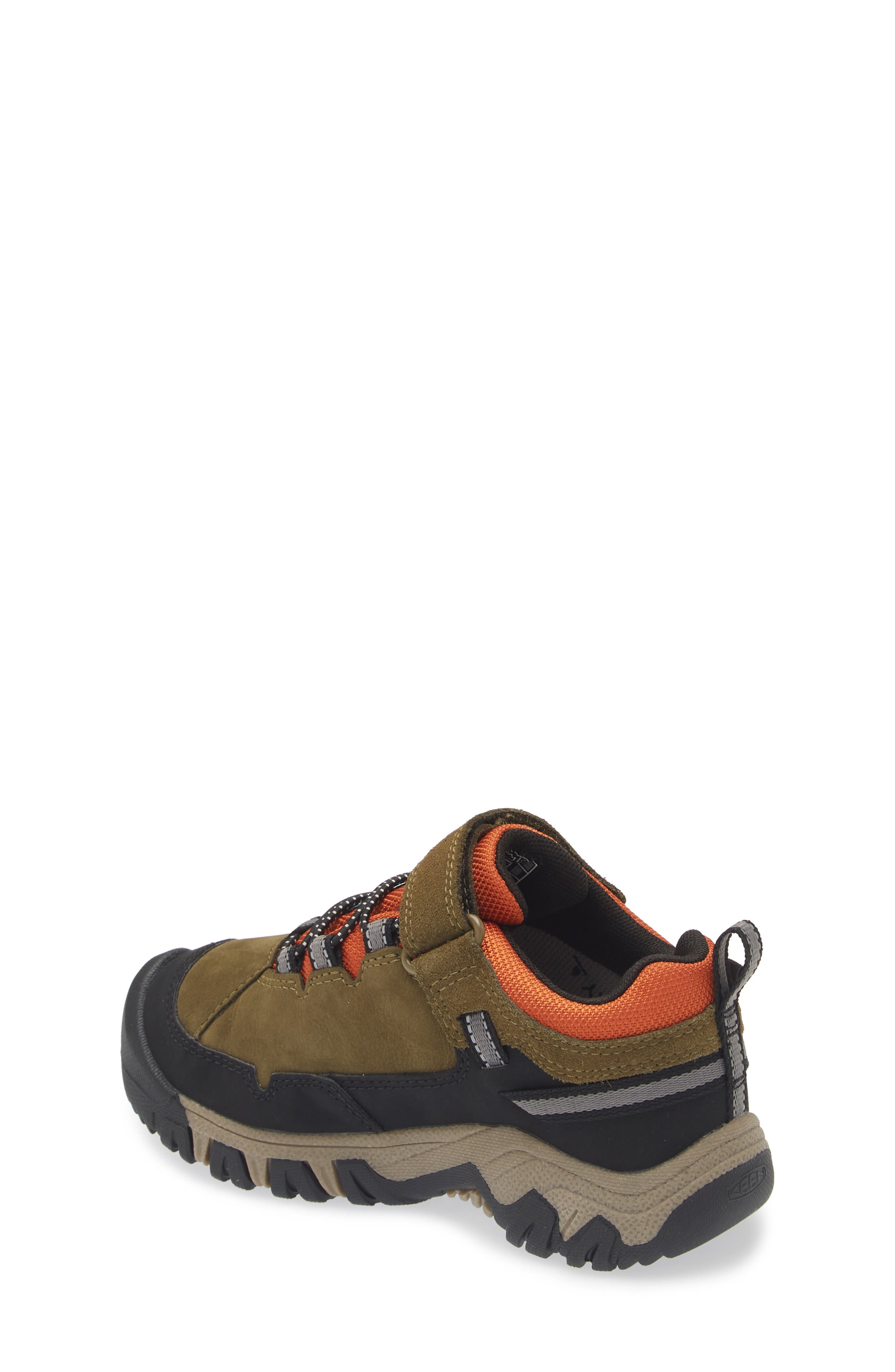 Kids' Targhee IV Waterproof Hiking Shoe, Alternate, color, DARK OLIVE/ GOLD FLAME