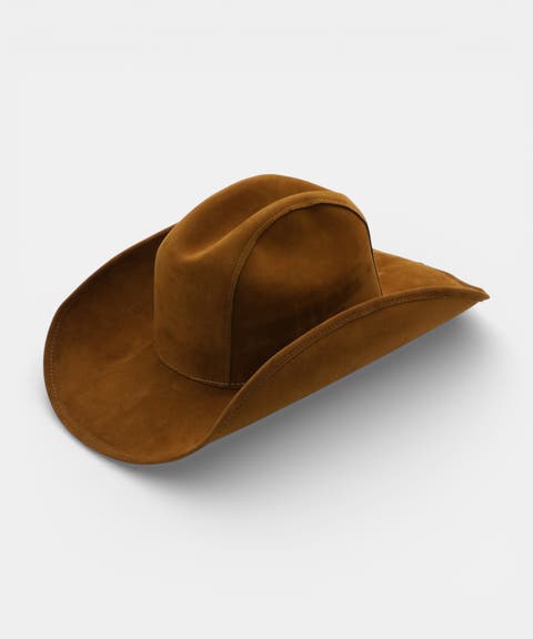 Mana Suede Leather Cowboy Hat
