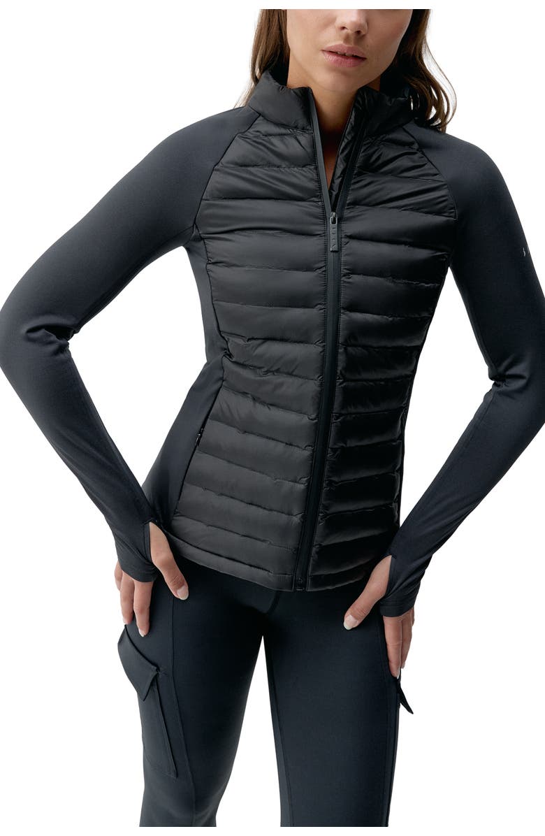 Born Living Yoga Zuri Performance Sport Jacket, Alternate, color, Black