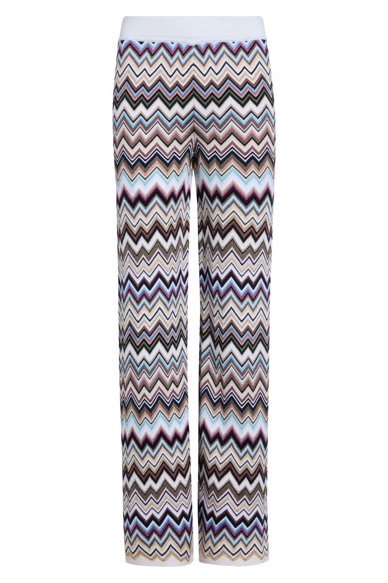 Zigzag Knit Straight Leg Pants, Alternate, color, SMSPL