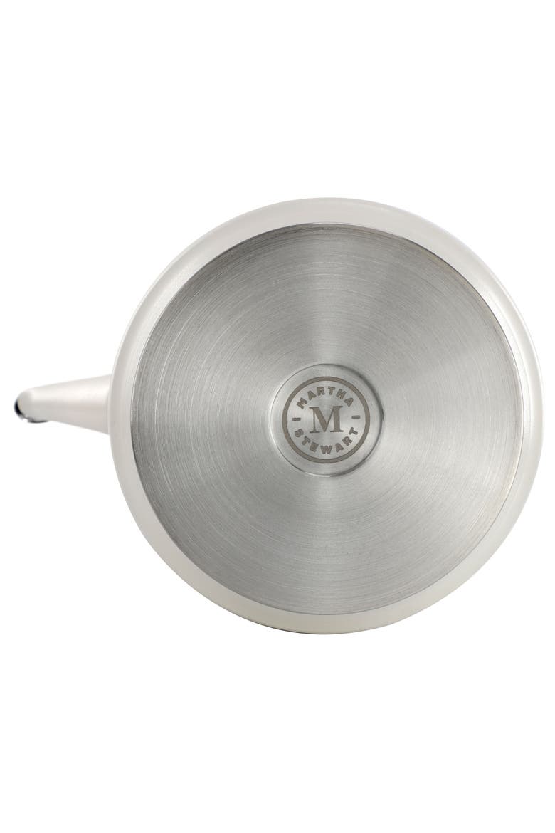 1.9 Quart Stainless Steel Whistling Tea Kettle White, Alternate, color, White