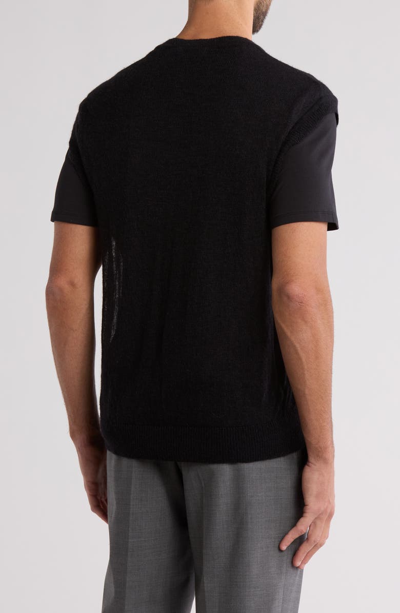 BOSS Lucid Sheer Sweater Vest, Alternate, color,