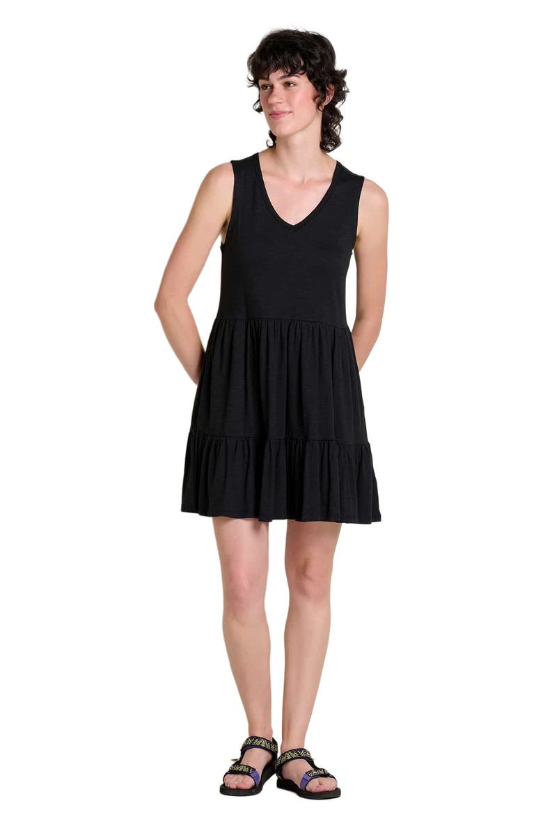 Toad & Co Marley Tiered Sleeveless Dress, Main, color, 