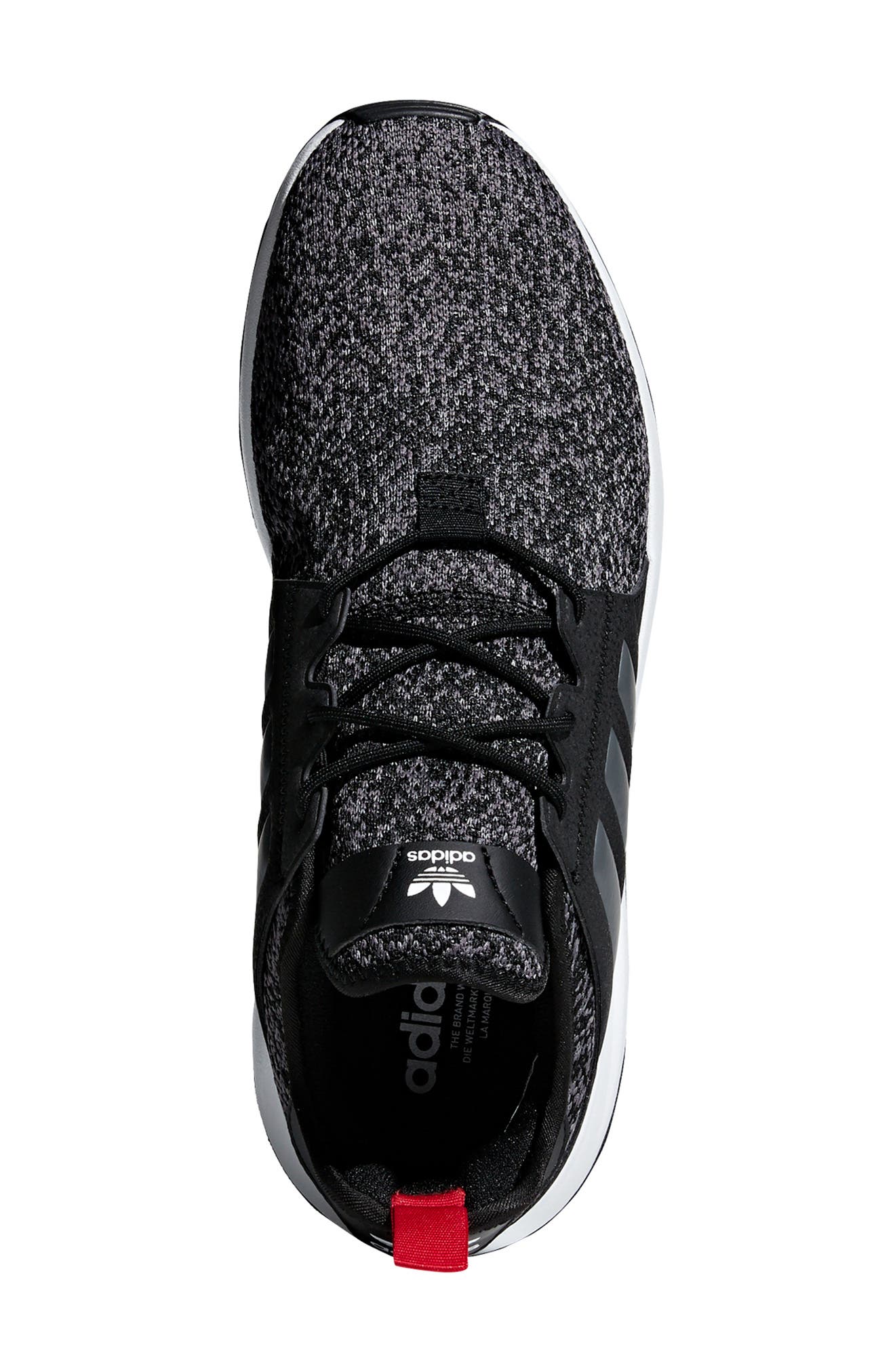 X_PLR Sneaker, Alternate, color, CORE BLACK/ GREY/ SCARLET