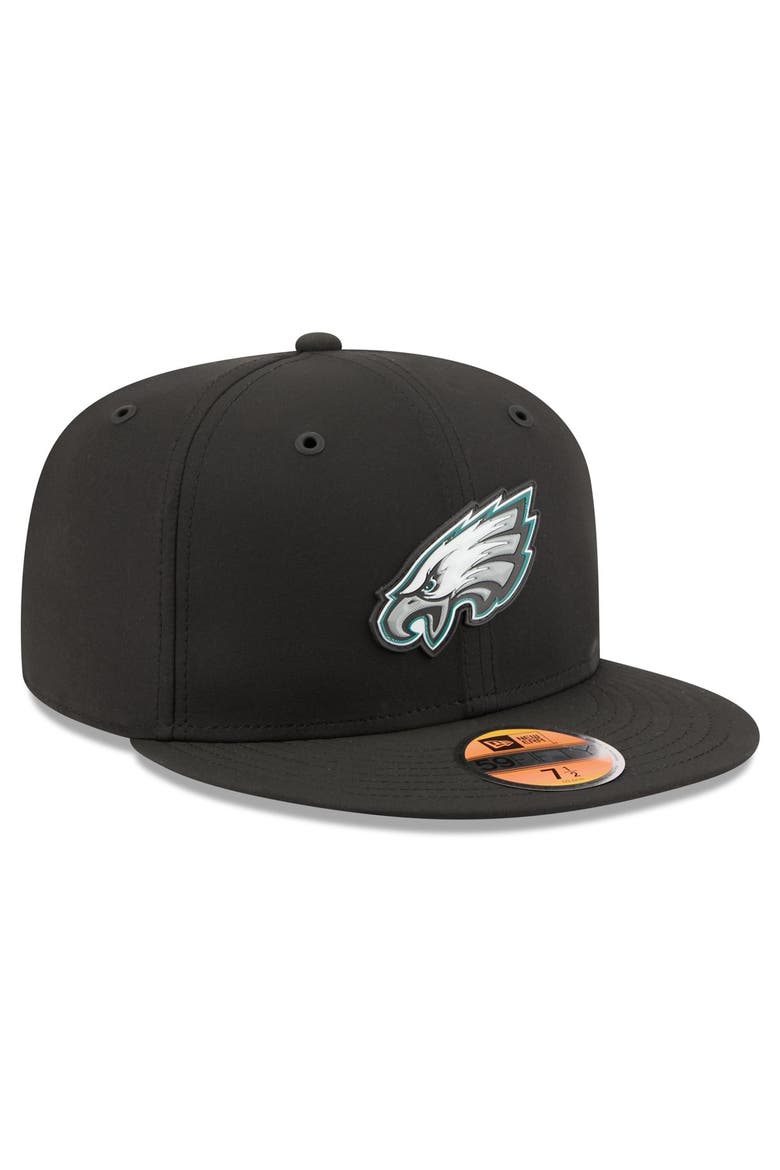 Men's New Era Black Philadelphia Eagles 2026 Sideline 59FIFTY Fitted Hat, Alternate, color, Black
