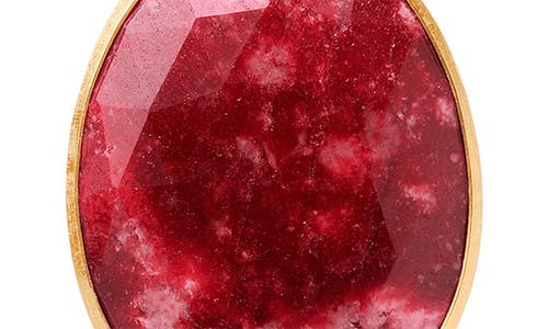 Marco Bicego Lunaria Thulite Pendant In Red